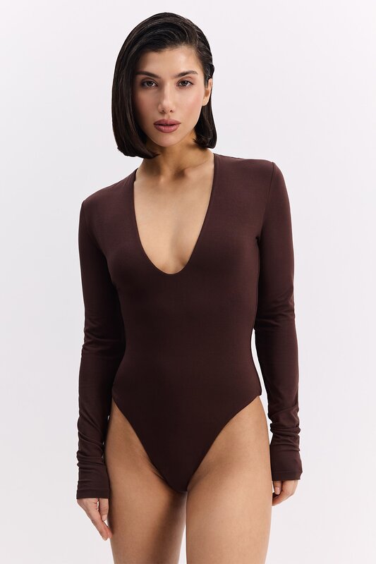 TOPTOP Боди 596089 TT.023.16908.700 Коричневый