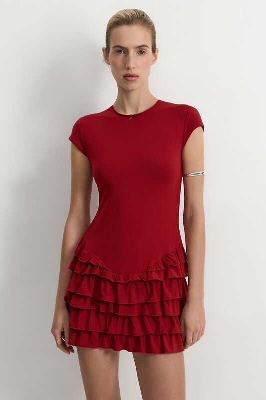 TOPTOP Боди 596094 TT.062.17449.330 Бордовый
