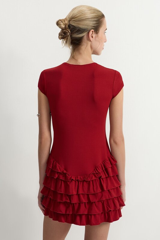 TOPTOP Боди 596094 TT.062.17449.330 Бордовый