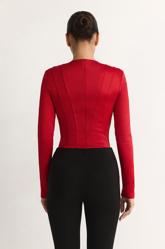 TOPTOP STUDIO Боди 596101 TTS.023.18296.320 Красный
