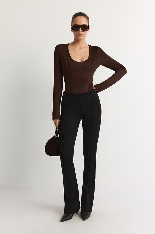 TOPTOP STUDIO Боди 596102 TTS.023.18296.700 Коричневый