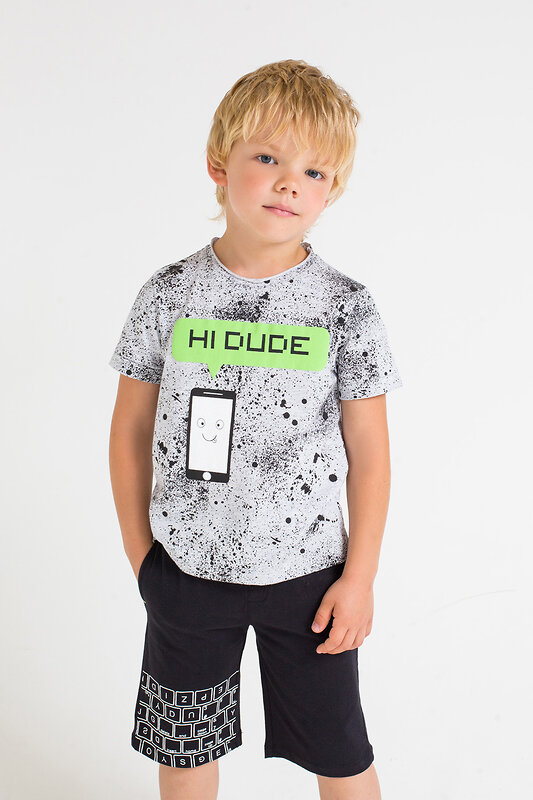 CROCKID Футболка 94754 КР 300885 светло-серый5
