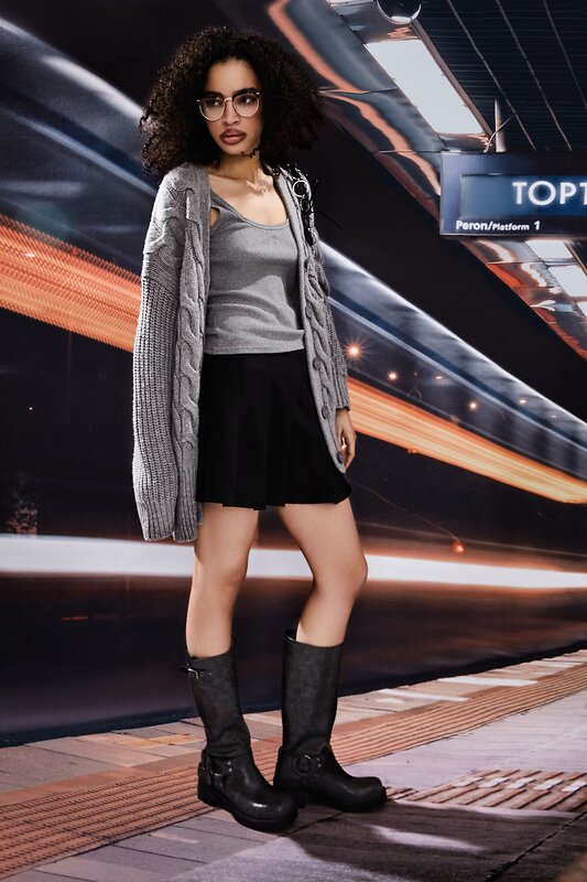 TOPTOP STUDIO Кардиган 596300 TTS.051.14038.800 Серый