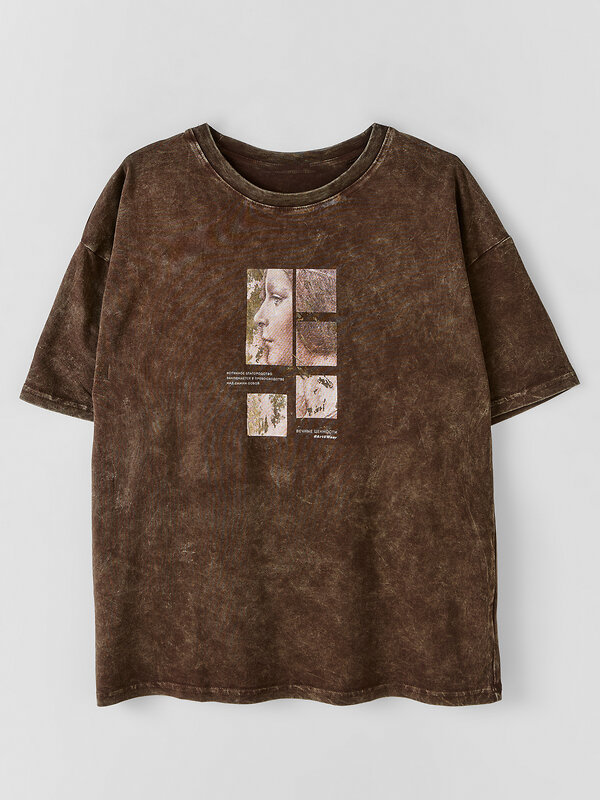 MARK FORMELLE Джемпер 596311 112549 ACID WASH на шоколадном мартини +песпть