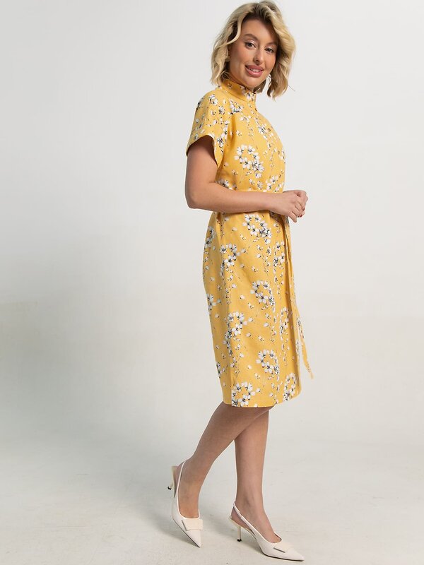 LT Collection Платье 596502 П15990-41М Горчица
