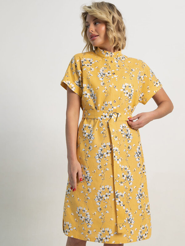 LT Collection Платье 596502 П15990-41М Горчица