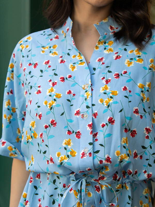 LT Collection Блуза 596504 Б15986-30М Голубой