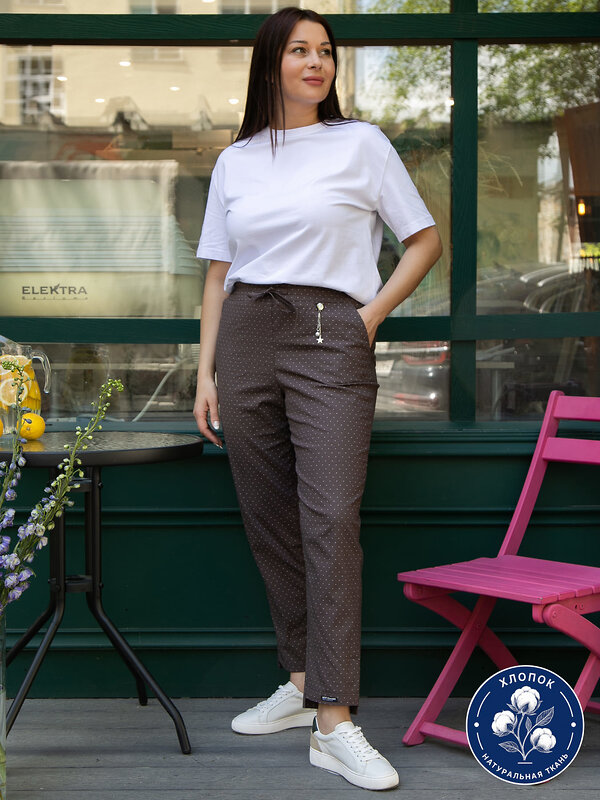LT Collection Брюки 596515 Б15957-18М Коричневый
