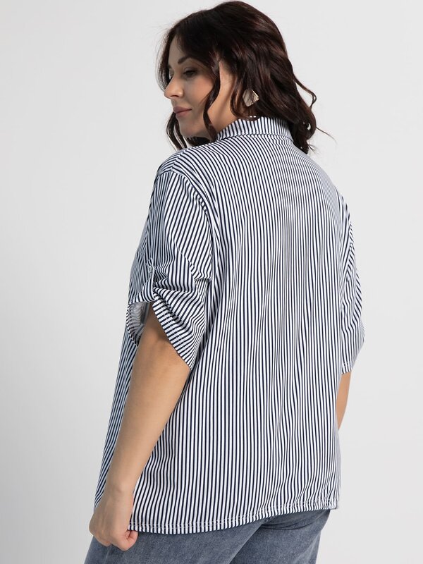 LT Collection Блуза 596519 Б15950-4М Синий