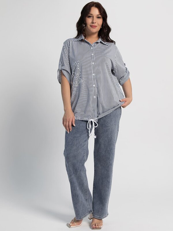 LT Collection Блуза 596519 Б15950-4М Синий