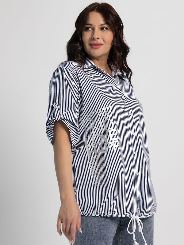 LT Collection Блуза 596519 Б15950-4М Синий