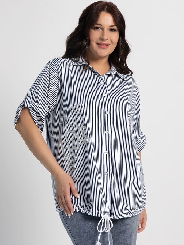 LT Collection Блуза 596519 Б15950-4М Синий