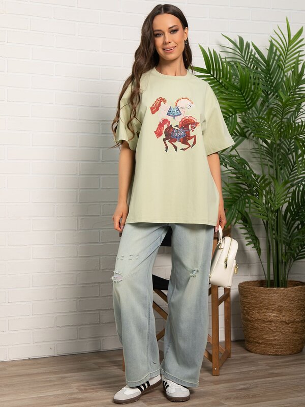 LT Collection Футболка 596536 Б15915-7М Оливковый