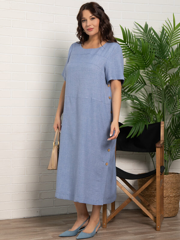 LT Collection Платье 596548 П15884-8М Голубой