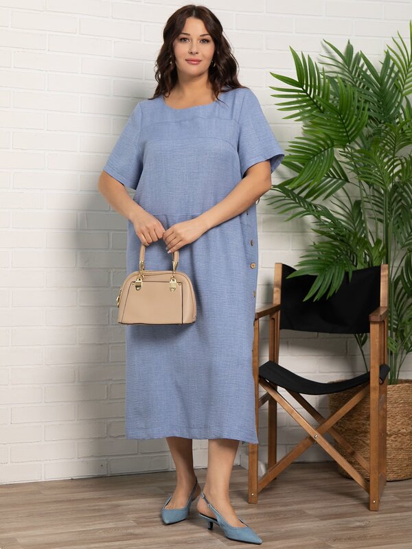 LT Collection Платье 596548 П15884-8М Голубой