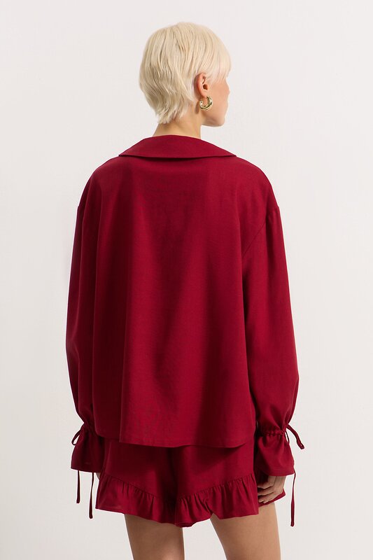 TOPTOP Рубашка 596888 TT.021.17544.330 Бордовый
