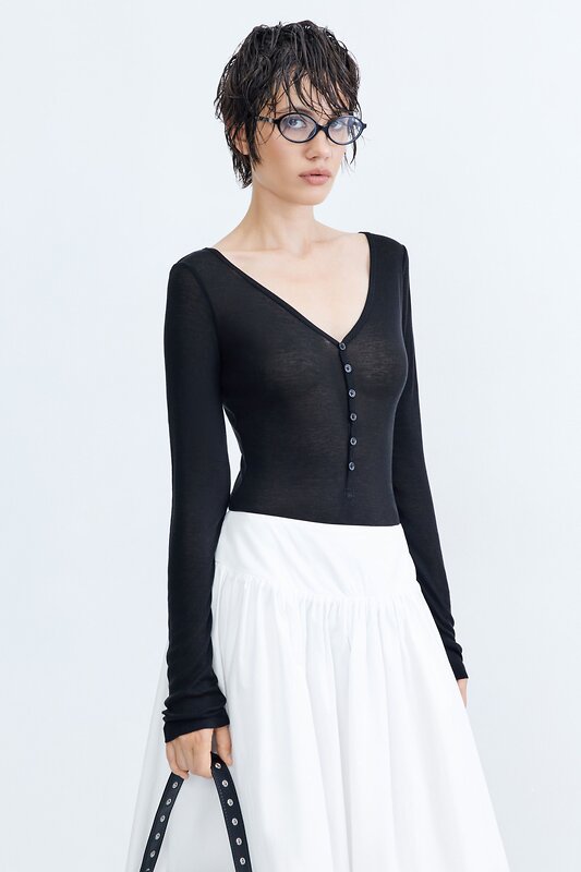 TOPTOP Боди 596937 TT.023.15765.900 Черный