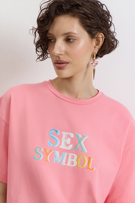 TOPTOP Футболка 596948 TT.027.17253.301.05212 Розовый
