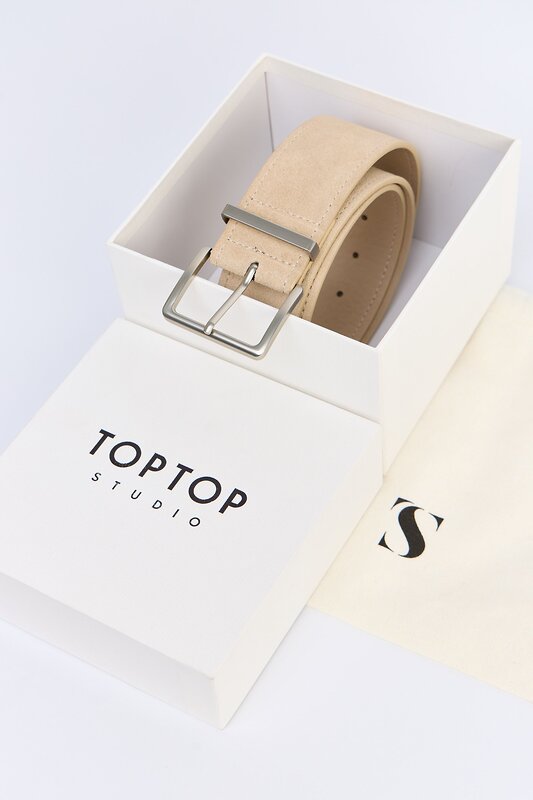 TOPTOP STUDIO Ремень 597644 TTS.806.17096.110 Бежевый