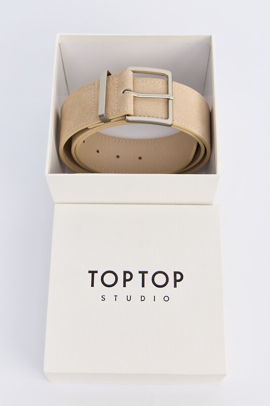 TOPTOP STUDIO Ремень 597644 TTS.806.17096.110 Бежевый