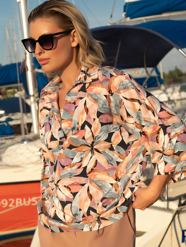 LT Collection Блуза 597786 Б15977-16М Синий