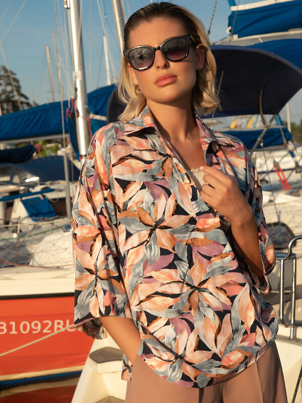 LT Collection Блуза 597786 Б15977-16М Синий