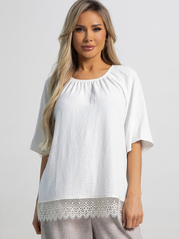 LT Collection Блуза 598046 Б15984-48М Белый
