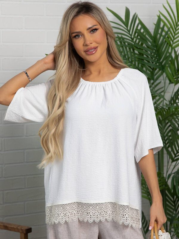 LT Collection Блуза 598046 Б15984-48М Белый