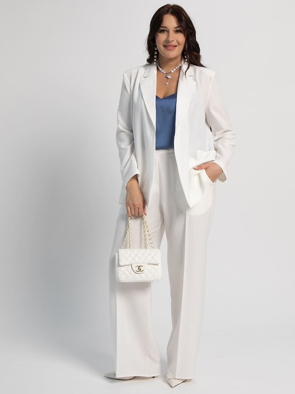 LT Collection Брюки 598048 Б16014-33М Белый