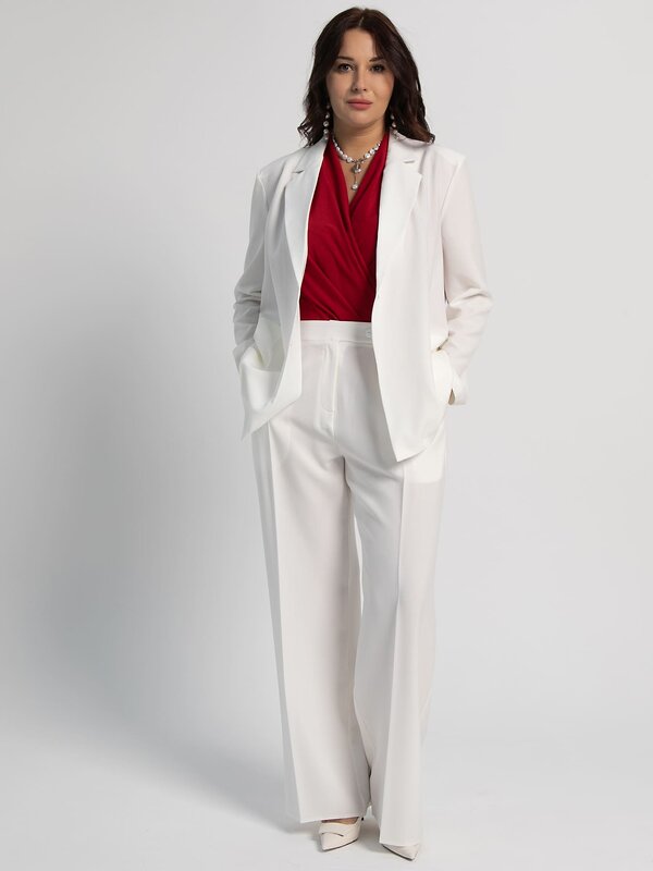 LT Collection Брюки 598048 Б16014-33М Белый