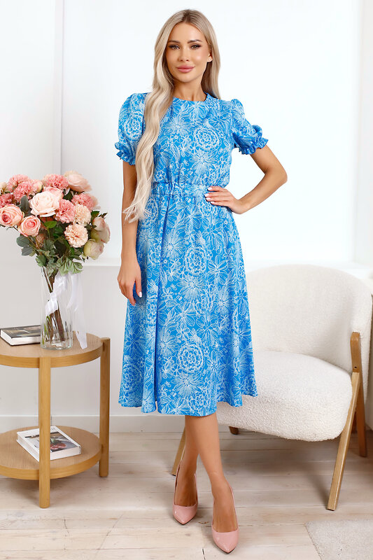 LT Collection Платье 598230 П15935-45М Голубой