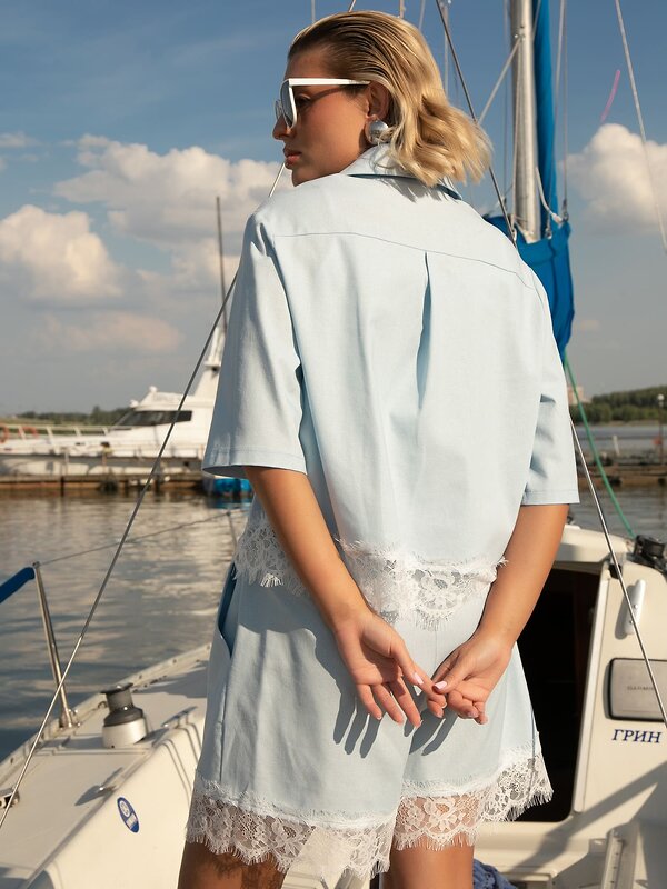 LT Collection Костюм 598245 К16013-7М Голубой