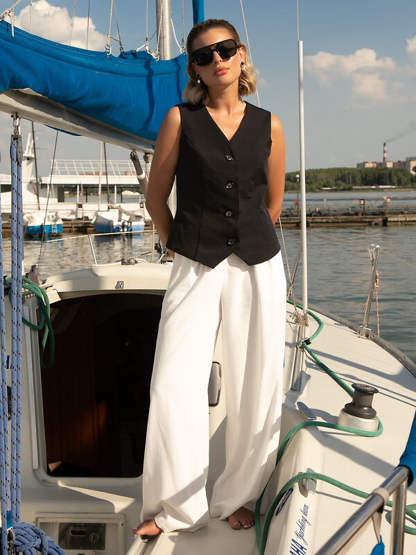 LT Collection Брюки 598247 Б16030-1М Белый