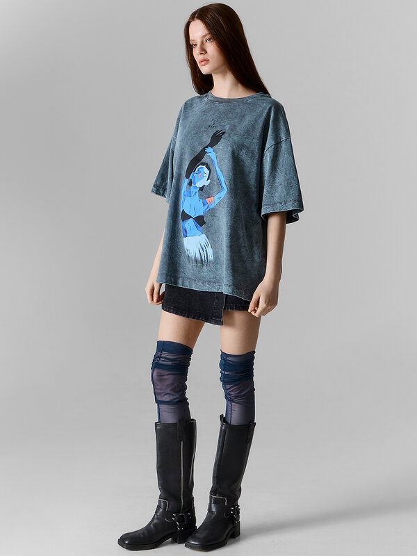 MARK FORMELLE Футболка 598354 112961 ACID WASH на железе +печать