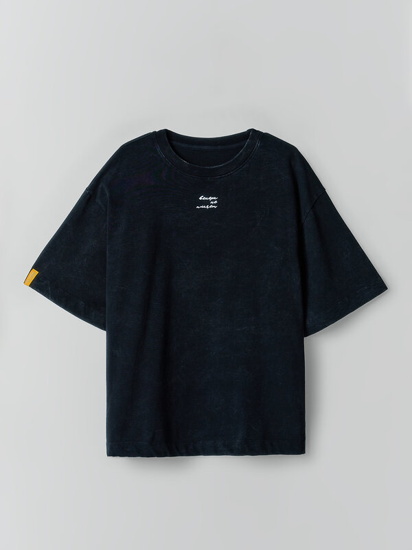 MARK FORMELLE Футболка 598425 112961 ACID WASH на черном +печать