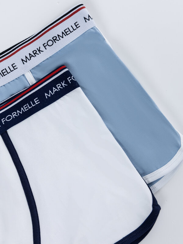 MARK FORMELLE Трусы 598477 411165-2 белый +пыльно -голубой