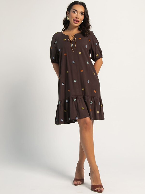 LT Collection Платье 598712 П15982-9М Коричневый