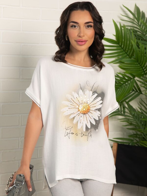 LT Collection Блуза 598732 Б16044-18М Белый