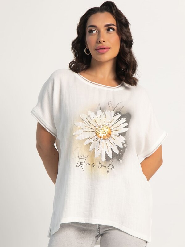 LT Collection Блуза 598732 Б16044-18М Белый