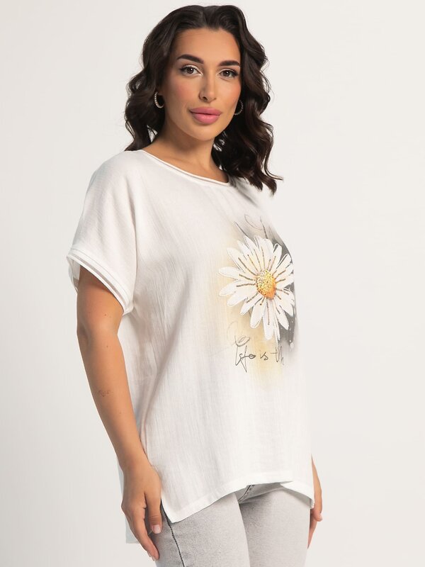 LT Collection Блуза 598732 Б16044-18М Белый