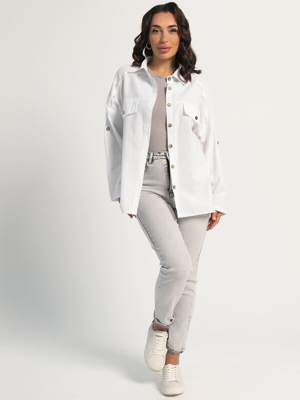 LT Collection Рубашка 598735 Б16049-4М Белый