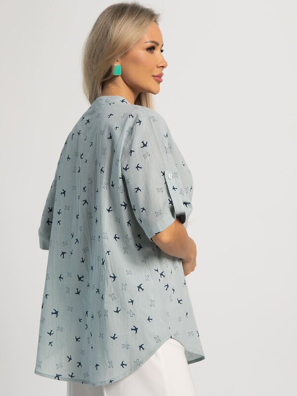 LT Collection Блуза 598783 Б15954-18М Зеленый