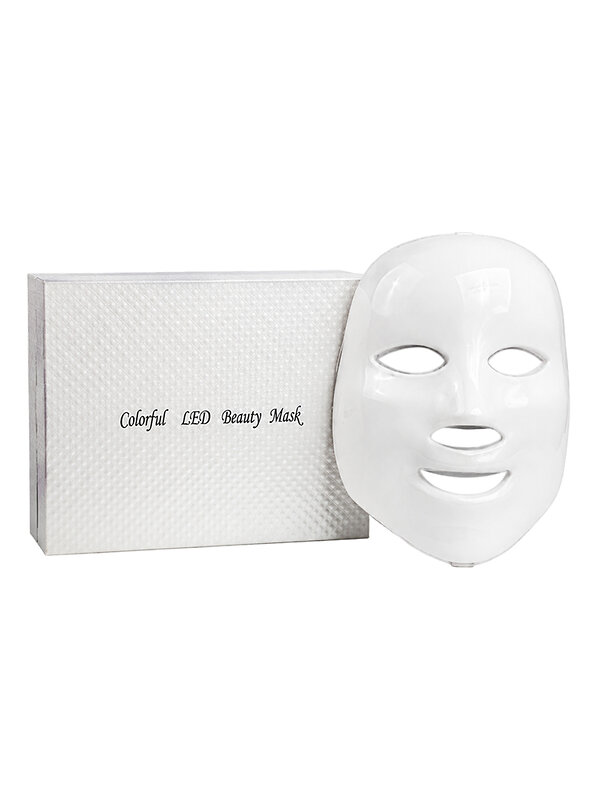 Nail Art Светодиодная LED-маска для лица / Colorful LED beauty mask, белый 598888 28469 