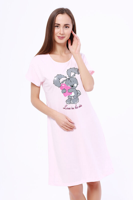 TEXCOM Сорочка 95233 1913-063 Розовый