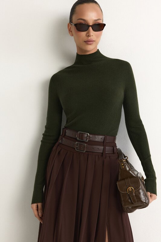 TOPTOP STUDIO Водолазка 599009 TTS.052.14204.510 Хаки