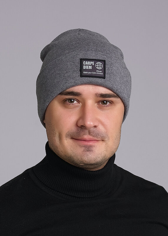 CLEVER Шапка 599058 433903вн серый