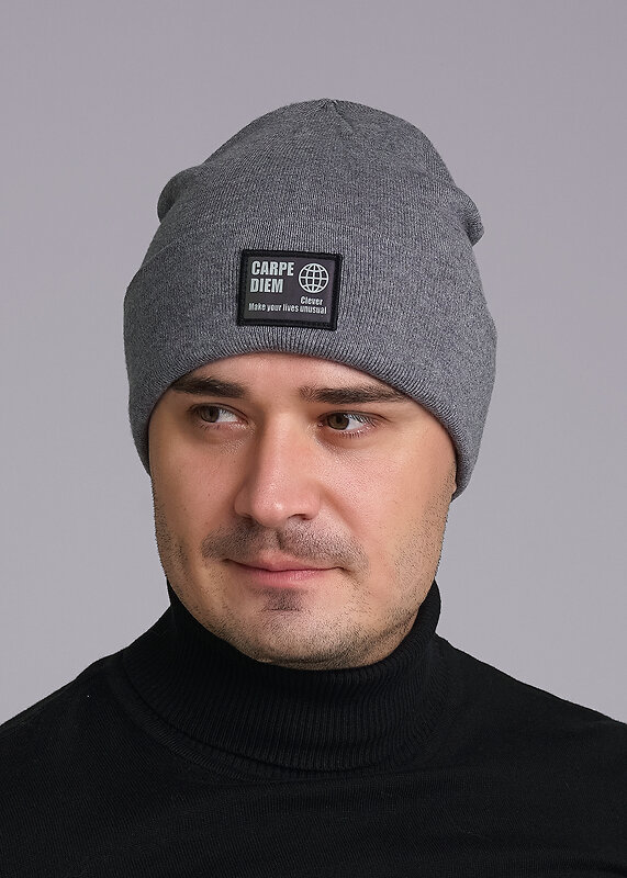 CLEVER Шапка 599058 433903вн серый