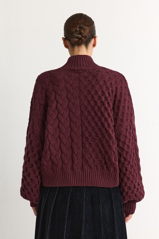 TOPTOP Свитер 599154 TT.050.18252.330 Бордовый