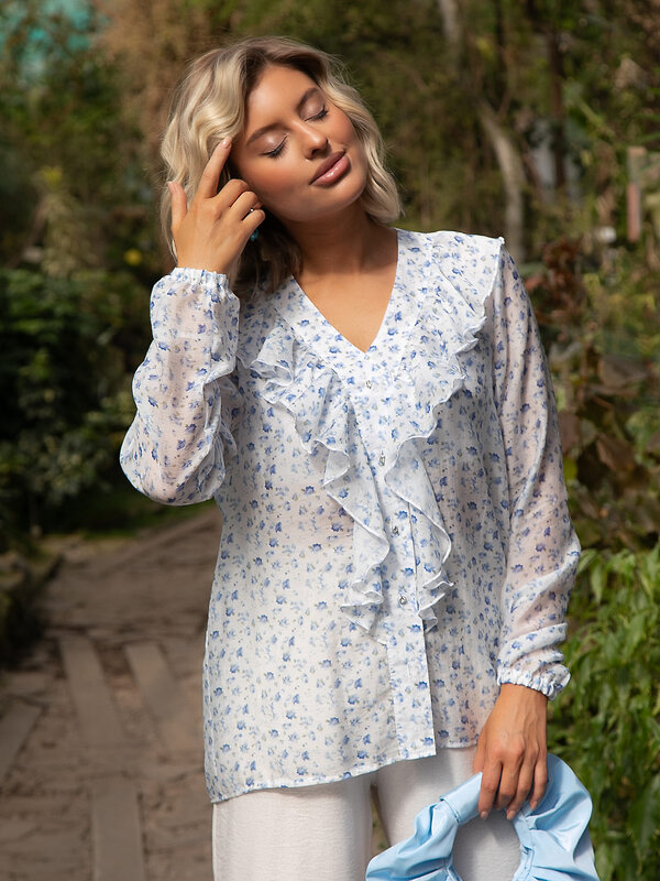 LT Collection Блуза 599176 Б15869-45М Белый
