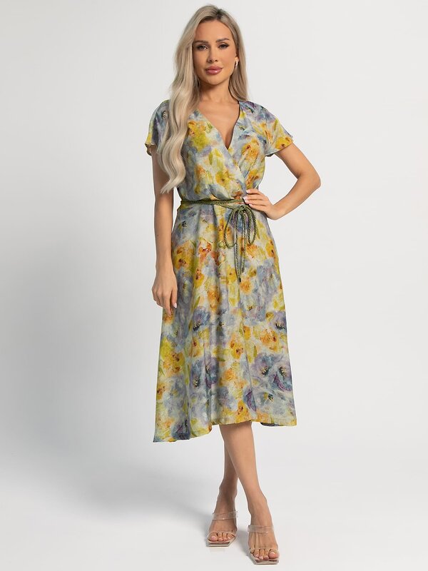 LT Collection Платье 599180 П15966-10М Желтый